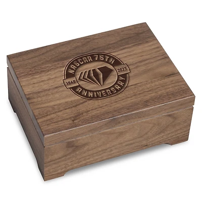 NASCAR 75th Anniversary Walnut Collector's Box