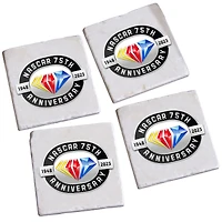 NASCAR 75th Anniversary Marble Coaster Four-Pack Set