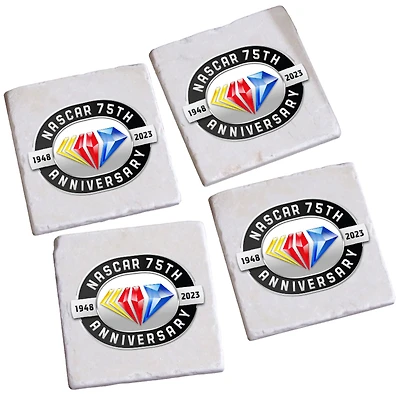 NASCAR 75th Anniversary Marble Coaster Four-Pack Set