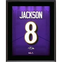 Lamar Jackson Baltimore Ravens 10.5" x 13" Jersey Number Sublimated Player Plaque