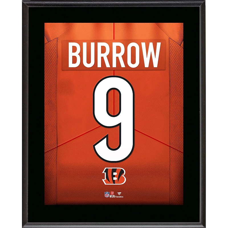 Joe Burrow Cincinnati Bengals 10.5" x 13" Jersey Number Sublimated Player Plaque