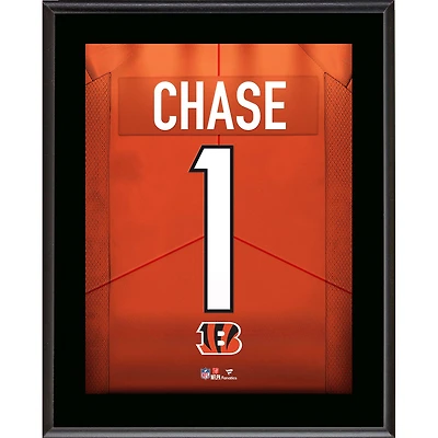 Ja'Marr Chase Cincinnati Bengals 10.5" x 13" Jersey Number Sublimated Player Plaque