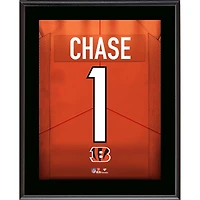 Ja'Marr Chase Cincinnati Bengals 10.5" x 13" Jersey Number Sublimated Player Plaque