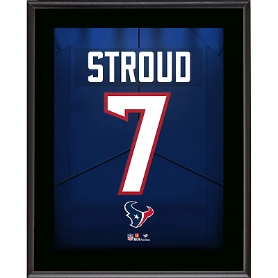 C.J. Stroud Houston Texans 10.5" x 13" Jersey Number Sublimated Player Plaque