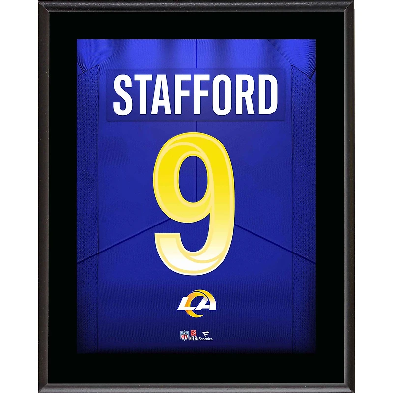 Matthew Stafford Los Angeles Rams 10.5" x 13" Jersey Number Sublimated Player Plaque