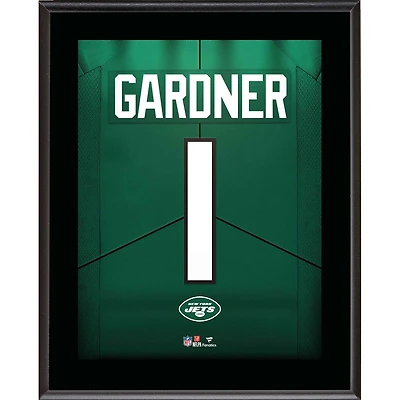 Ahmad Sauce Gardner New York Jets 10.5" x 13" Jersey Number Sublimated Player Plaque