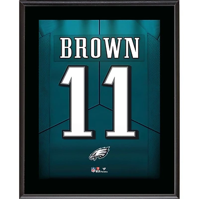 A.J. Brown Philadelphia Eagles 10.5" x 13" Jersey Number Sublimated Player Plaque
