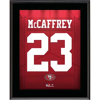 Christian McCaffrey San Francisco 49ers 10.5" x 13" Jersey Number Sublimated Player Plaque