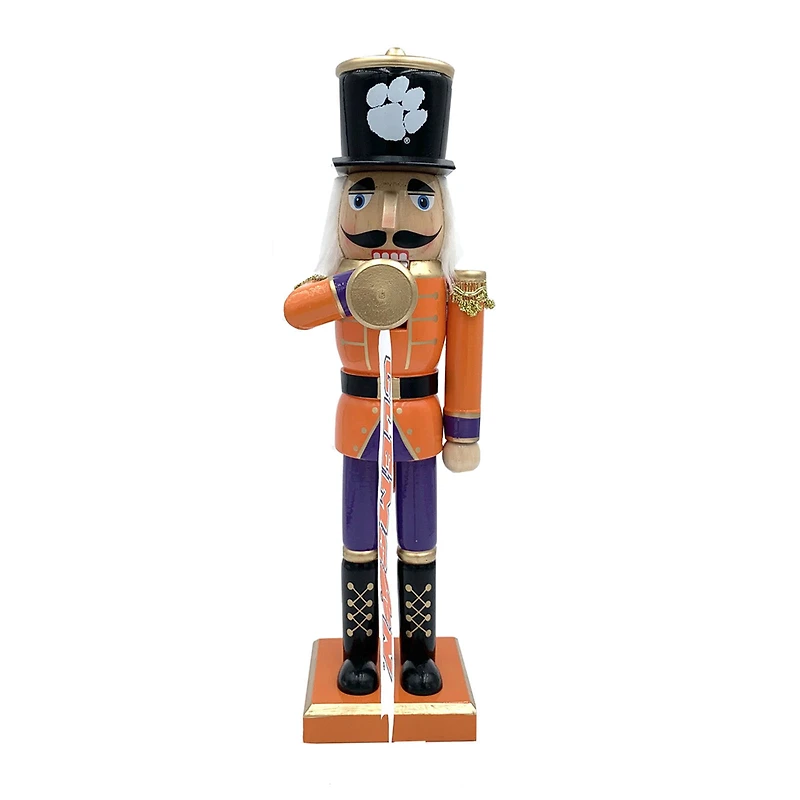 Clemson Tigers 14" Bugler Nutcracker