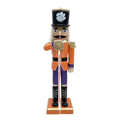 Clemson Tigers 14" Bugler Nutcracker
