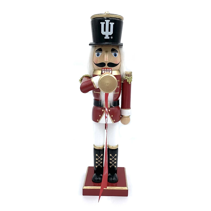 Indiana Hoosiers 14" Bugler Nutcracker