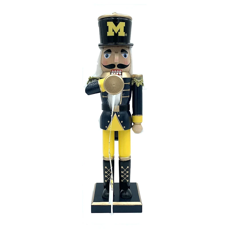 Michigan Wolverines 14" Bugler Nutcracker