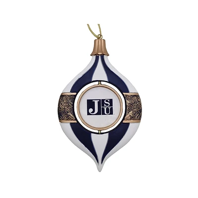 Jackson State Tigers Two-Piece 5.5" Spinning Bulb Ornament Set
