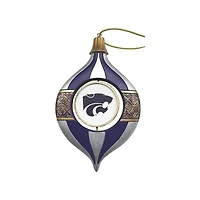 Kansas State Wildcats Two-Piece 5.5" Spinning Bulb Ornament Set