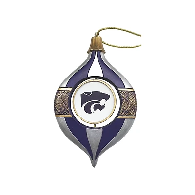 Kansas State Wildcats Two-Piece 5.5" Spinning Bulb Ornament Set