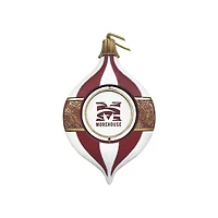Morehouse Maroon Tigers Two-Piece 5.5" Spinning Bulb Ornament Set