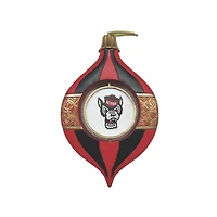 NC State Wolfpack Two-Piece 5.5" Spinning Bulb Ornament Set
