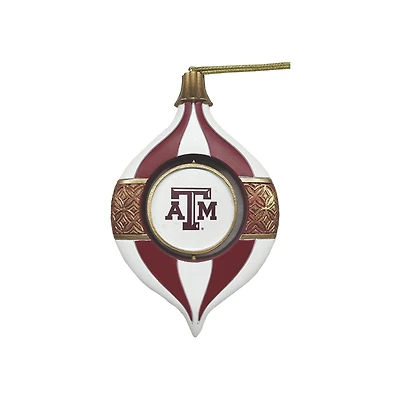 Texas A&M Aggies Two-Piece 5.5" Spinning Bulb Ornament Set
