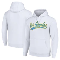 Unisex Starter White Los Angeles Chargers Tailsweep Pullover Hoodie