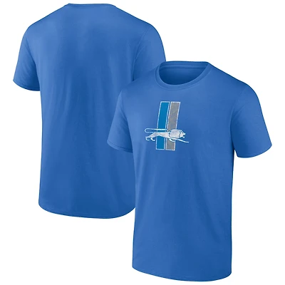 Men's Blue Detroit Lions Throwback T-Shirt