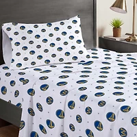 Pegasus Golden State Warriors Three-Piece Twin Sheet Set