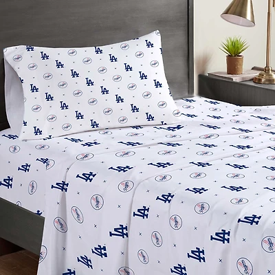 Pegasus Los Angeles Dodgers Three-Piece Twin Sheet Set