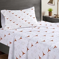Pegasus Texas Longhorns Three-Piece Twin Sheet Set
