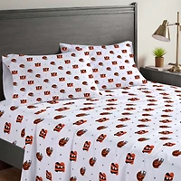 Pegasus Cincinnati Bengals Four-Piece Full Sheet Set