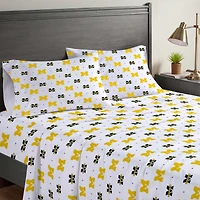 Pegasus Michigan Wolverines Four-Piece Full Sheet Set