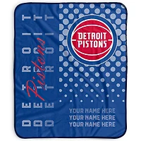 Pegasus Detroit Pistons 50" x 60" Dots Personalized Fleece Blanket
