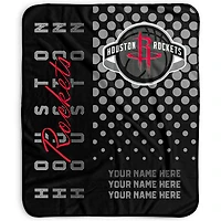 Pegasus Houston Rockets 50" x 60" Dots Personalized Fleece Blanket