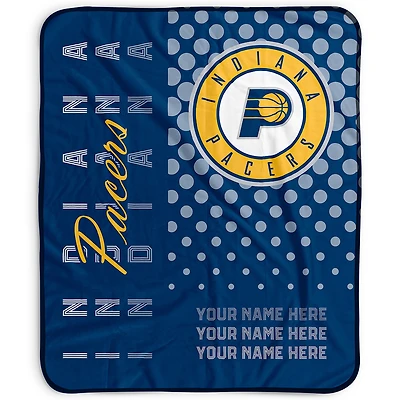 Pegasus Indiana Pacers 50" x 60" Dots Personalized Fleece Blanket