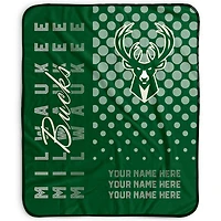 Pegasus Milwaukee Bucks 50" x 60" Dots Personalized Fleece Blanket