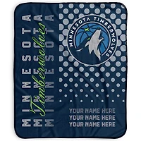 Pegasus Minnesota Timberwolves 50" x 60" Dots Personalized Fleece Blanket