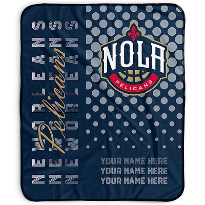 Pegasus New Orleans Pelicans 50" x 60" Dots Personalized Fleece Blanket
