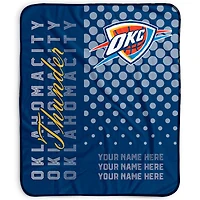 Pegasus Oklahoma City Thunder 50" x 60" Dots Personalized Fleece Blanket