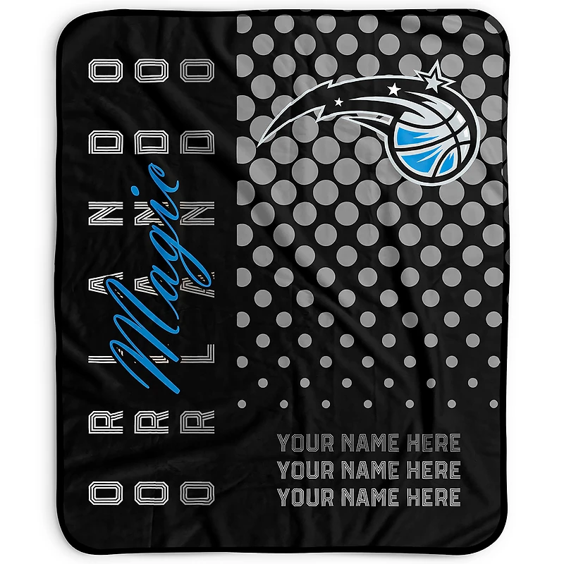 Pegasus Orlando Magic 50" x 60" Dots Personalized Fleece Blanket