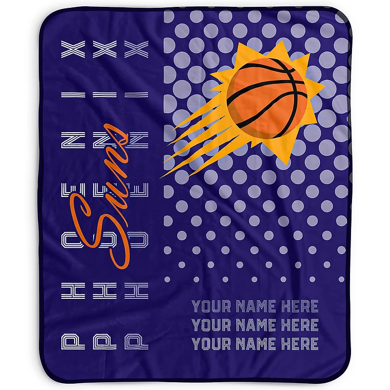 Pegasus Phoenix Suns 50" x 60" Dots Personalized Fleece Blanket