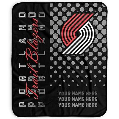 Pegasus Portland Trail Blazers 50" x 60" Dots Personalized Fleece Blanket