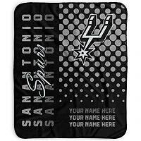 Pegasus San Antonio Spurs 50" x 60" Dots Personalized Fleece Blanket