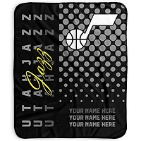 Pegasus Utah Jazz 50" x 60" Dots Personalized Fleece Blanket