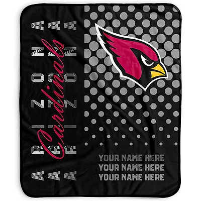 Pegasus Arizona Cardinals 50" x 60" Dots Personalized Fleece Blanket