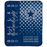 Pegasus Dallas Cowboys 50" x 60" Dots Personalized Fleece Blanket