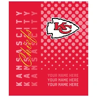 Pegasus Kansas City Chiefs 50" x 60" Dots Personalized Fleece Blanket