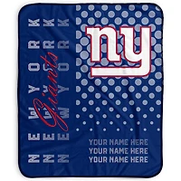 Pegasus New York Giants 50" x 60" Dots Personalized Fleece Blanket