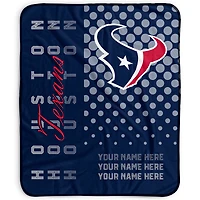 Pegasus Houston Texans 50" x 60" Dots Personalized Fleece Blanket