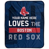 Pegasus Boston Red Sox 50" x 60" City Skyline Personalized Fleece Blanket