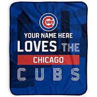Pegasus Chicago Cubs 50" x 60" City Skyline Personalized Fleece Blanket