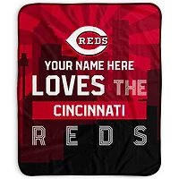 Pegasus Cincinnati Reds 50" x 60" City Skyline Personalized Fleece Blanket