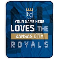 Pegasus Kansas City Royals 50" x 60" City Skyline Personalized Fleece Blanket
